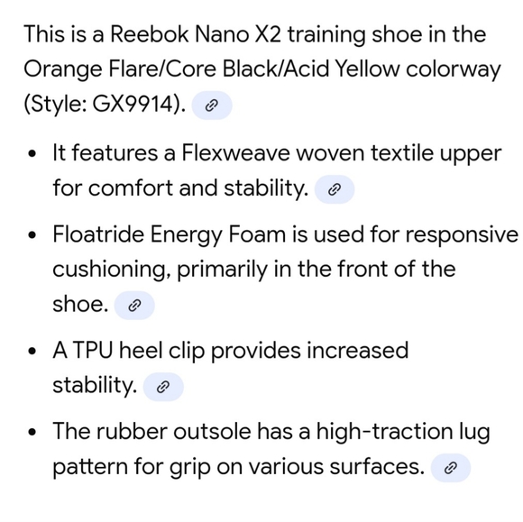 Men\'s Reebok Training Shoes🏃